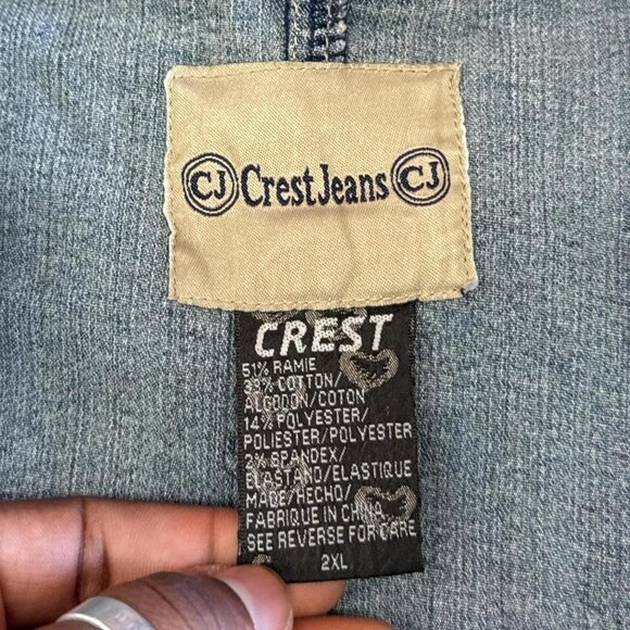 Y2k boho denim jacket - Picture 3 of 7